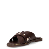 Ciabatta in pelle cacao | Boscaini Scarpe