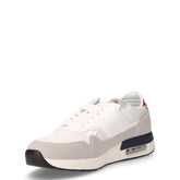 Team Mix sneaker in tessuto ed ecopelle grigio bianco | Boscaini Scarpe