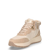 Sneaker in pelle ed ecopelle avorio | Boscaini Scarpe