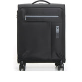 Lite soft spinner bagaglio a mano morbido - 55 cm nero fumo | Boscaini Scarpe