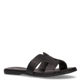 Ciabatta in pelle nero | Boscaini Scarpe