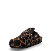 Sara ciabatta in pelle sabbia multi | Boscaini Scarpe