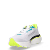 Ride 19 scarpa running in tessuto mesh traspirante e ecopelle bianco giallo | Boscaini Scarpe