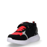 Sneaker in ecopelle e tessuto con luci bambino nero | Boscaini Scarpe