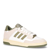Rapid Court Low sneaker in pelle ed ecopelle bianco verde | Boscaini Scarpe