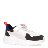 Trinity Lite sneaker bambino in ecopelle nero bianco | Boscaini Scarpe