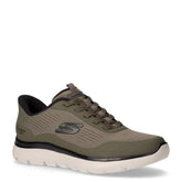 Summits Leyter sneaker in tessuto ed ecopelle oliva nero | Boscaini Scarpe