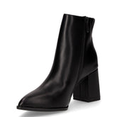 Tronchetto in ecopelle con zip nero | Boscaini Scarpe