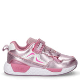 Sneaker in ecopelle bambina rosa e argento | Boscaini Scarpe