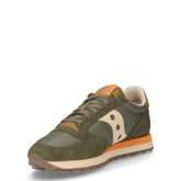 Jazz Original sneaker in pelle e tessuto foresta avorio | Boscaini Scarpe