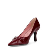 Décolleté a punta bordò vernice | Boscaini Scarpe