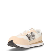 237 sneaker ragazza in ecopelle e tessuto sale sabbia | Boscaini Scarpe