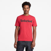 NORTHWOOD WORDMARK LOGO SHORT t-shirt in cotone rosso | Boscaini Scarpe