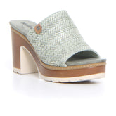 Sabot con tacco kaki | Boscaini Scarpe