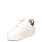 Sneaker in ecopelle con platform bianco | Boscaini Scarpe
