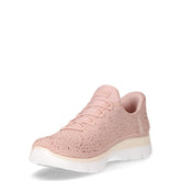 Summits Brilliant Shine sneaker slip ins in tessuto malva chiaro | Boscaini Scarpe