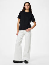 T-shirt girocollo in cotone nero | Boscaini Scarpe