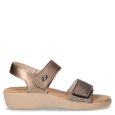 Sandalo in ecopelle con zeppa bronzo | Boscaini Scarpe