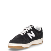 480 sneaker ragazzo in pelle nero | Boscaini Scarpe