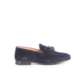 Mocassino con nappine blu | Boscaini Scarpe