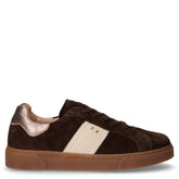 Sneaker in pelle scamosciata testa di moro | Boscaini Scarpe