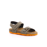 Luce sandalo bambino tortora arancione - GRUNLAND JUNIOR | Boscaini Scarpe
