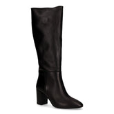 Stivale con tacco in pelle nero - Stivali Donna | Boscaini Scarpe