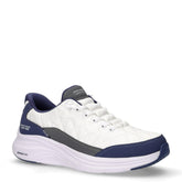 Contour Foam sneaker slip ins in tessuto trapuntato ed ecopelle bianco navy | Boscaini Scarpe