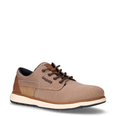 Stringata sportiva in tessuto beige | Boscaini Scarpe