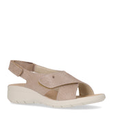 Sandalo con zeppa champagne | Boscaini Scarpe