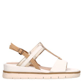 Sandalo con zeppa bianco | Boscaini Scarpe