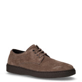 Stringata in pelle scamosciata visone | Boscaini Scarpe
