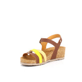 Sandalo con zeppa mika senape | Boscaini Scarpe