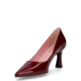 Déccolleté a punta in ecopelle bordò vernice | Boscaini Scarpe