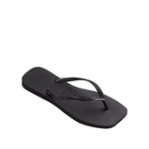 SLIM SQUARE ciabatta infradito black | Boscaini Scarpe