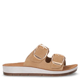 Ciabatta aperta in ecopelle sabbia | Boscaini Scarpe