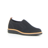 Mocassino sportivo in tessuto nero | Boscaini Scarpe