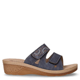 Ciabatta in ecopelle blu | Boscaini Scarpe