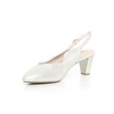 Décolleté slingback a punta champagne | Boscaini Scarpe