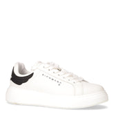Sneaker in pelle ed ecopelle bianco nero | Boscaini Scarpe