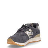574 sneaker in pelle grigio | Boscaini Scarpe