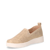 Mocassino sportivo in ecopelle beige oro | Boscaini Scarpe