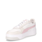 Carina Street sneaker ragazza in ecopelle bianco rosa | Boscaini Scarpe