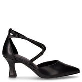 Sandalo in ecopelle con tacco nero | Boscaini Scarpe