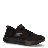 Go walk flex mali sneaker slip ins in tessuto nero | Boscaini Scarpe
