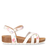Sandalo in ecopelle bianco | Boscaini Scarpe