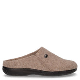 Ciabatta da casa in tessuto tortora | Boscaini Scarpe