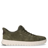 Flextride Plus-s sneaker in pelle scamosciata con suola flessibile verde militare | Boscaini Scarpe