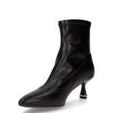 Tronchetto in ecopelle con zip nero | Boscaini Scarpe