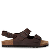Sandalo in pelle marrone | Boscaini Scarpe